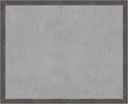 Amanti Art Grey Framed Magnetic Board 35x43 X-Large Vision Board for use with Magnets, 100% Metal Sheet to Display Items as Office Decor or for Home Organization in mudroom, Kitchen or Kids Room