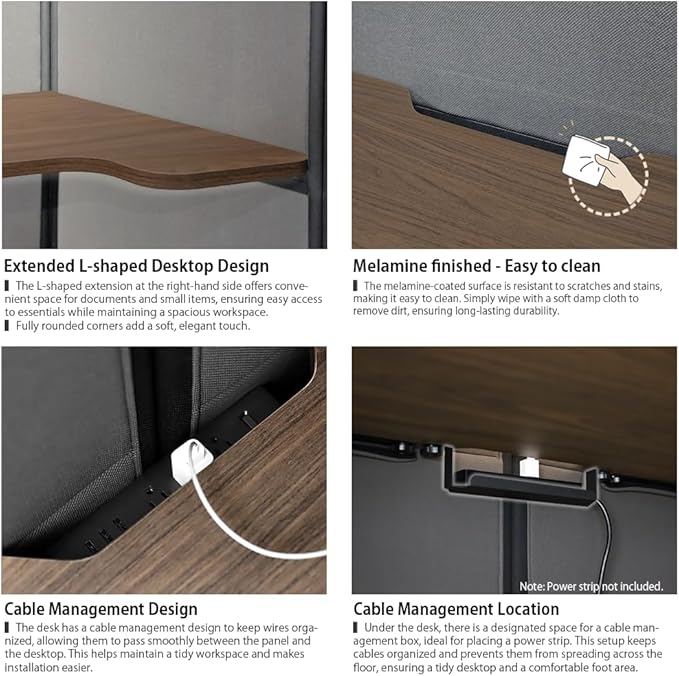Provour Work Booth, Private Workstation, Room Divider, Office Pod, Partition, Acoustic Booth, Office Desk, Office Room, Private Cubicle, Made in Taiwan