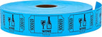 Tacticai 1000 Raffle Tickets, Wine, Blue, Single Roll, Ticket for Events, Entry, Reward, Fundraiser & Prizes