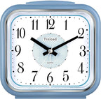 Tinload 5.5" Large Analog Alarm Clock Silent Non Ticking, Gentle Wake, Beep Sounds, Increasing Volume, Battery Operated Snooze and Manual Light, Easy Set