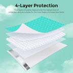 METRONIC Bubble Mailers 8.5 x 11 Inch 40 Pack Teal Waterproof Bubble Mailer Padded Envelopes Cushioning Poly for Christmas Gift, Clothes, Makeup, Books, Small Business Supplies