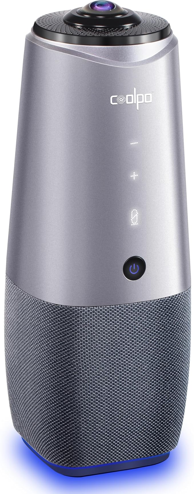COOLPO Camera 360, 4K Video Conference Room Camera System, Webcam, AI Driven Speaker Tracking, Noise Cancellation, Works with Zoom, Google Meet, Teams and More, 15 ft Mic Pickup, PANA 5ft USB Cable
