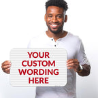 Custom Sign, Personalized Metal Signs, Customize for Office, Business, Workplace, Office, Home, Delivery Signs 12x18 Inches, 3M EGP Reflective .063 Aluminum, Fade Resistant, Made in USA by Sigo Signs