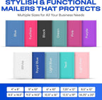 Royal Blue Poly Bubble Mailers 8.5x12 inch #2 | Self Seal Padded Envelopes | Cushioned Bubble Mailer | Usable Size 8.5x11 | Water Proof | Lightweight mailing Shipping Bags | 200 Pack Bulk