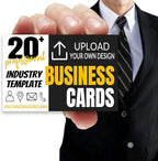 Custom Business Cards Double-Sided Personalized Stationery | Professional 300GSM Matte Paper for Small Business | 3.5x2 Inch