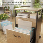 Extra Capacity Hanging File Folders, 4.72" Reinforced Wheat Straw Expanding Hanging Folder Letter Size, Heavy Duty for Filing Cabinets, File Organizer for Office & Home-Sky Blue-3 Packs