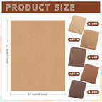 Sinmoe 200 Sheets 5 Shades Cardstock Paper 8.5 x 11 Inches 180gsm Solid Core Printer Paper for Scrapbooking DIY Arts Crafts Making Office Home Supplies (Brown Series)