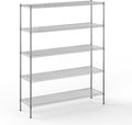 Regal Altair 18" Deep x 60" Wide x 74" Height Wire Shelving Kit | 5-Tier | NSF Commercial Storage Rack Unit