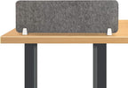 MYOYAY 40''x12'' Privacy Panel Clamp-on Acoustic Desk Divider Freestanding Sound Absorbing Cubicle Desk Divider Removable Acoustic Partitions with 2 Clips for Offices, Braries, Classrooms, Library