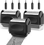 Identity Theft Protection Roller Stamp - Confidential Roller Stamp for Identity Protection & Security Stamp- Blocks Out Privacy Information, Guard Your Address & ID (3 Pack)