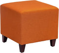 Edeco Ottoman with Square Cube Design, 16 Inch Footstools and Ottomans Small, Large Load Capacity, Square Foot Rest Ottoman for Living Room