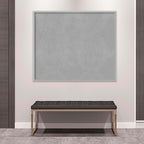 Amanti Art Silver Framed Magnetic Board 42x50 Oversize Vision Board for use with Magnets, 100% Metal Sheet to Display Items as Office Decor or for Home Organization in mudroom, Kitchen or Kids Room