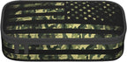 YIJIUWKIS Camo Pencil Box for Kids Adults, Usa Flag Style Pencil Case for Boys Girls, Green Pencil Pouch Big Capacity Portable Pencil Holder Stationery Storage Desk Pen Bag for School Office