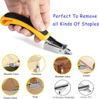 Staple Remover, Staple Puller Tool, Upholstery and Construction Heavy Duty Staple Remover, Strength Staple Puller Removing All Kinds of Staples(2 pcs)