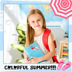 Henoyso 108 Pcs Summer Desk Name Tags for Classroom Hawaaii Beach Classroom Decor Locker Name Tags for Kindergarten, Preschool, 1st, 2nd & 3rd Grade Teacher Nameplates for Student