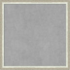 Amanti Art Silver Framed Magnetic Board 22x22 Medium Vision Board for use with Magnets, 100% Metal Sheet to Display Items as Office Decor or for Home Organization in mudroom, Kitchen or Kids Room