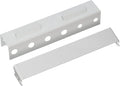 Wall Control Screwdriver Holder Bracket Slotted Metal Pegboard Accessory Slotted Tool Board - White