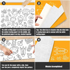 PSLER 30PCS White Carbon Transfer Paper for Wood Burning Craft, Paper, Canvas and Other Art Craft Surfaces A4 Size 8.27 X 11.81 Inch