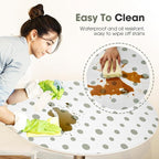 ALIUNI Drawer and Shelf Liner, Non-Slip Kitchen Cabinet Liners Non-Adhesive Thick Strong Grip Waterproof Washable Mats Protect Dresser Shelves Cupboard Bathroom Cabinets, Polka Dot, 12 in X 10 FT