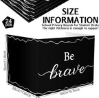 Honoson 24 Pcs Bulk Inspirational Privacy Folders for Students Cardboard Test Privacy Boards Motivational Words Desk Dividers Shield for Classroom School Study Supplies, 6 Styles(Minimalism)