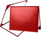 Diploma Cover 8.5” x11” Diploma Holder of Graduation Leatherette Padded Certificate（Tent Style),5-Pack