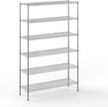 Regal Altair 18" Deep x 54" Wide x 86" Height Wire Shelving Kit | 6-Tier | NSF Commercial Storage Rack Unit