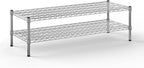 Regal Altair 18" Deep x 48" Wide x 14" Height Wire Shelving Kit | 2-Tier | NSF Commercial Storage Rack Unit