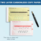 LINAUSTFB 10 Pack Daily Log Books for Truck Drivers with 7 and 8 Day Recap,32 Sets of Forms per Book, 8.5" x 5.5",2-Ply Carbonless Driver Log Book