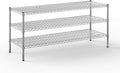 Regal Altair 21" Deep x 60" Wide x 27" Height Wire Shelving Kit | 3-Tier | NSF Commercial Storage Rack Unit