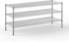 Regal Altair 21" Deep x 60" Wide x 27" Height Wire Shelving Kit | 3-Tier | NSF Commercial Storage Rack Unit