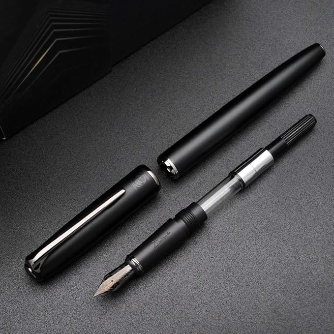 czxwyst Picasso 916 Malage Fountain Pen Original Box New Version (Sunset Gray, Medium Nib 0.7mm)