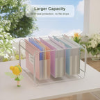 Extra Capacity Hanging File Folders, 3.15" Reinforced Wheat Straw Expanding Hanging Folder Letter Size, Heavy Duty for Filing Cabinets, File Organizer for Office & Home-Lavender Purple-3 Packs