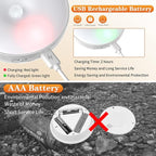 LED Closet Step Lights Motion Sensor Puck Light Compatible with Charging Station, 3 Colors Temperatures USB Rechargeable Indoor Under Cabinet Lighting(6 Pack, Without Charge Stand)