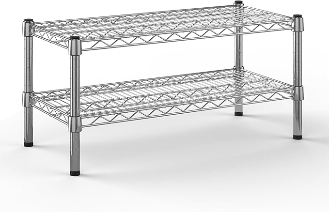 Regal Altair 14" Deep x 30" Wide x 14" Height Wire Shelving Kit | 2-Tier | NSF Commercial Storage Rack Unit