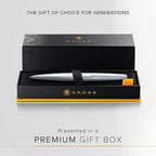 Cross ATX Refillable Ballpoint Pen Presented in a Luxury Gift Box - Medium Point, Black Ink, Pure Chrome