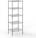 Regal Altair 18" Deep x 24" Wide x 64" Height Wire Shelving Kit | 5-Tier | NSF Commercial Storage Rack Unit