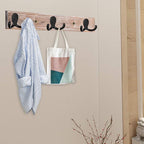IBosins 10 Pack Heavy Duty Double Prong Coat Hooks Wall Mounted with 20 Screws Retro Double Hooks Utility Hooks for Coat, Scarf, Bag, Towel, Key, Cap, Cup, Hat