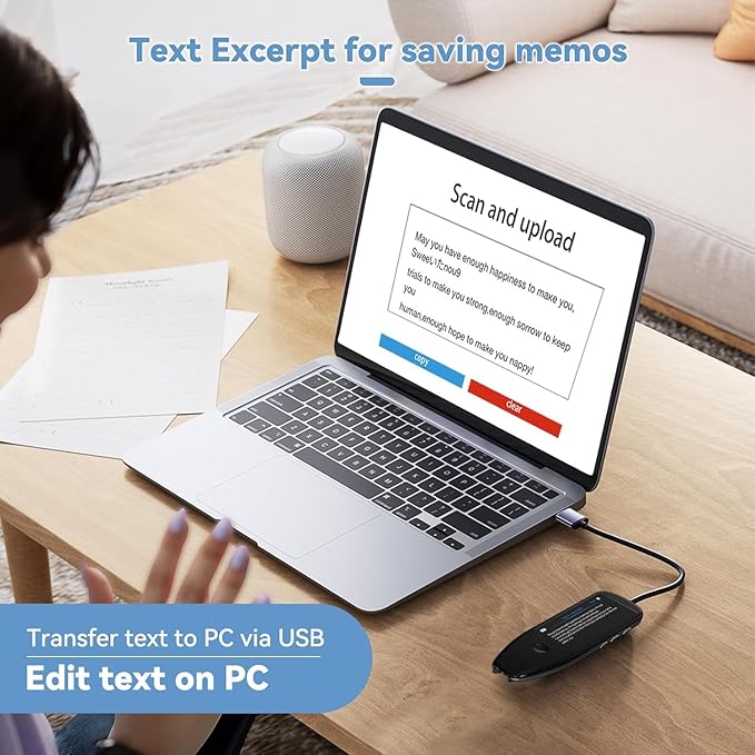 X5 Pro Translation Pen Scanner, Reader Pen Text to Speech Device for Dyslexia Pen 112 Language Translator Pen Scanner
