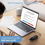 X5 Pro Translation Pen Scanner, Reader Pen Text to Speech Device for Dyslexia Pen 112 Language Translator Pen Scanner