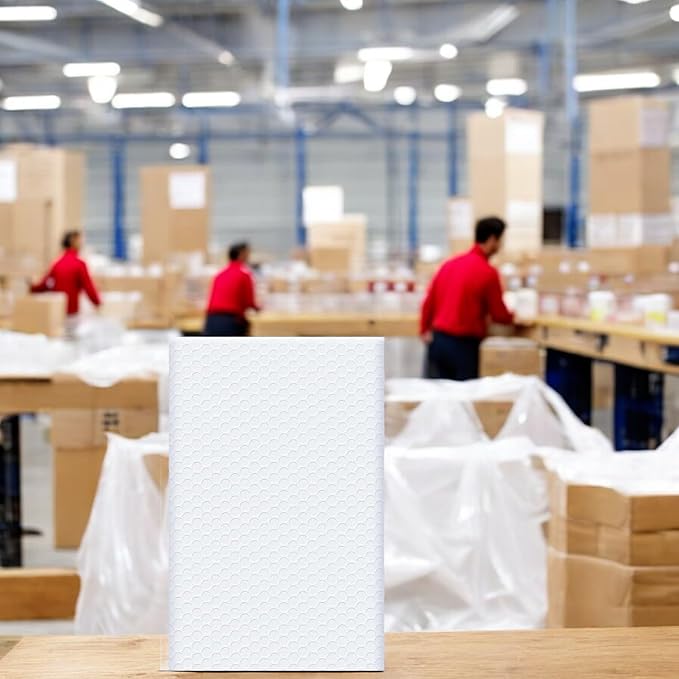 iMBAPrice 9.5x14.5 Inch White Poly Bubble Mailers #4, 100-Pack Large Padded Envelopes, Self-Seal Polybubble Shipping Bags for Mailing & Packaging