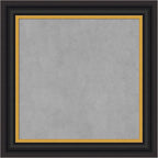 Amanti Art Black Framed Magnetic Board 26x26 Medium Vision Board for use with Magnets, 100% Metal Sheet to Display Items as Office Decor or for Home Organization in mudroom, Kitchen or Kids Room