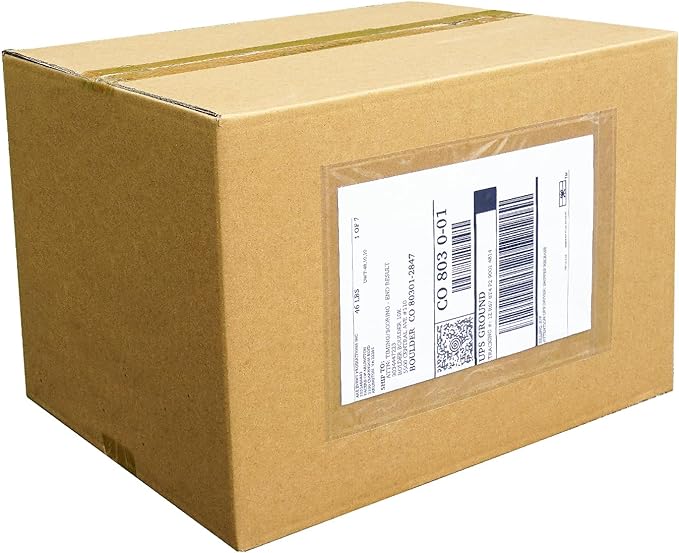 BEUYI 2.5 Mil Premium 7"x10" Clear Adhesive Shipping Label Pouches, Packing List Envelopes, Sturdy Plastic Shipping Documents Sleeves/Protector (100 Pack)