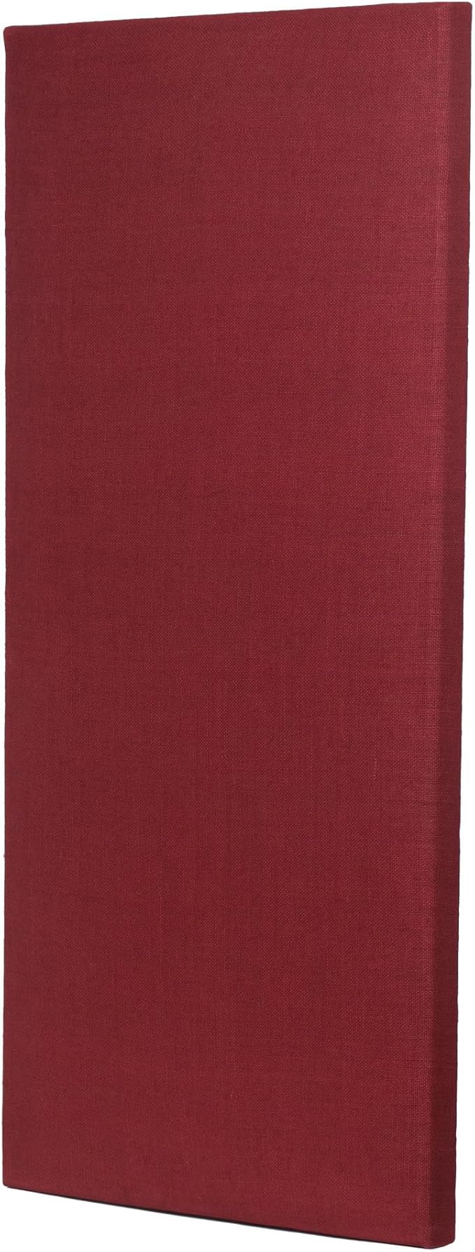 ATS Acoustics Sound Absorbing Acoustic Panel 24" x 48" x 2" Beveled Edge (Burgundy)