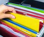 HERKKA Extra Capacity Hanging File Folders, 30 Pack Reinforced Letter Size Hanging Folders with Heavy Duty 3 Inch Expansion, Designed for Bulky Files, Medical Charts, Adjustable Tabs, Assorted Colors
