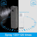 Screen Cleaner Touchscreen Mist Spray, walrfid Cleaning Kit for Electronic Smart Phone TV, Laptop, Tablet, PC, Computer Monitor LCD Flat Screens, Eyeglasses, Compatible with iPhone iPad MacBook Pro