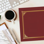 Geographics 45333 Certificate/Document Cover, 12 1/2 x 9 3/4, Burgundy (Pack of 6)