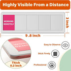 2PK Office Door Signs 6 Options Do Not Disturb, Please Knock, In A Meeting, Out Of Office, Working Remotely Back Soon Privacy Slider Sign for Meeting & Conference Room