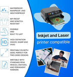 TerraSlate Waterproof Paper - Hydronote 54lb Multipurpose Copy Paper 8.5” x 11”, Bulk White Paper, Inkjet Printer and Laser Printer Paper Compatible - Weather/Rain Proof, Durable (1000 Sheets)