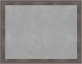 Amanti Art Grey Framed Magnetic Board 21x27 Medium Vision Board for use with Magnets, 100% Metal Sheet to Display Items as Office Decor or for Home Organization in mudroom, Kitchen or Kids Room