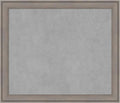 Amanti Art Grey Framed Magnetic Board 23x27 Medium Vision Board for use with Magnets, 100% Metal Sheet to Display Items as Office Decor or for Home Organization in mudroom, Kitchen or Kids Room